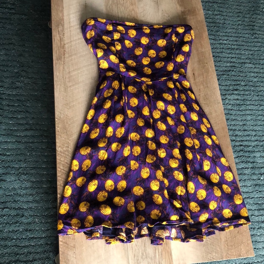 Strapless Pineapple Dress 🍍